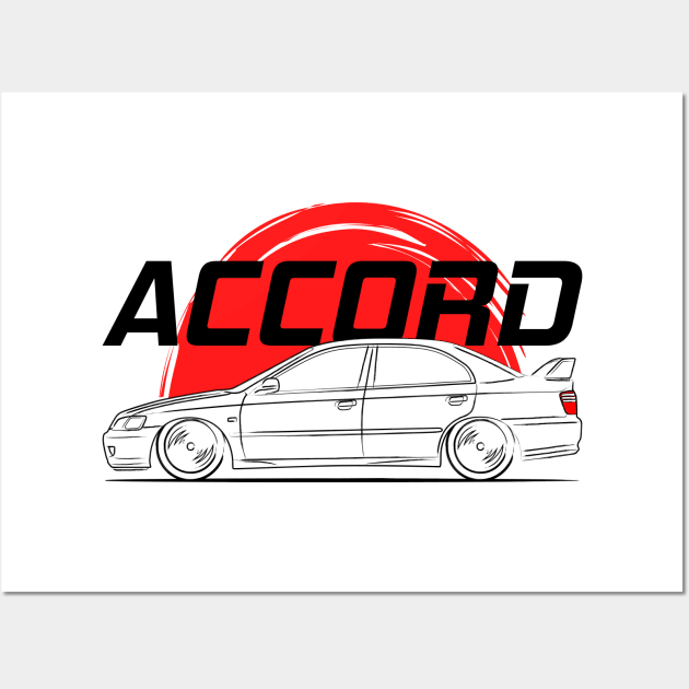 Accord R MK6 JDM Wall Art by GoldenTuners